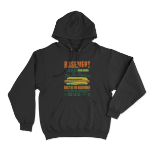 Basement Deli Unisex Hoodie Black