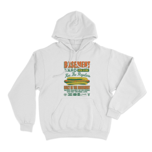 Basement Deli Unisex Hoodie White