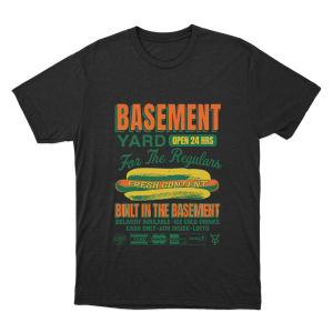 Basement Deli Unisex T Shirt Black