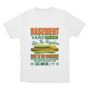 Basement Deli Unisex T Shirt White