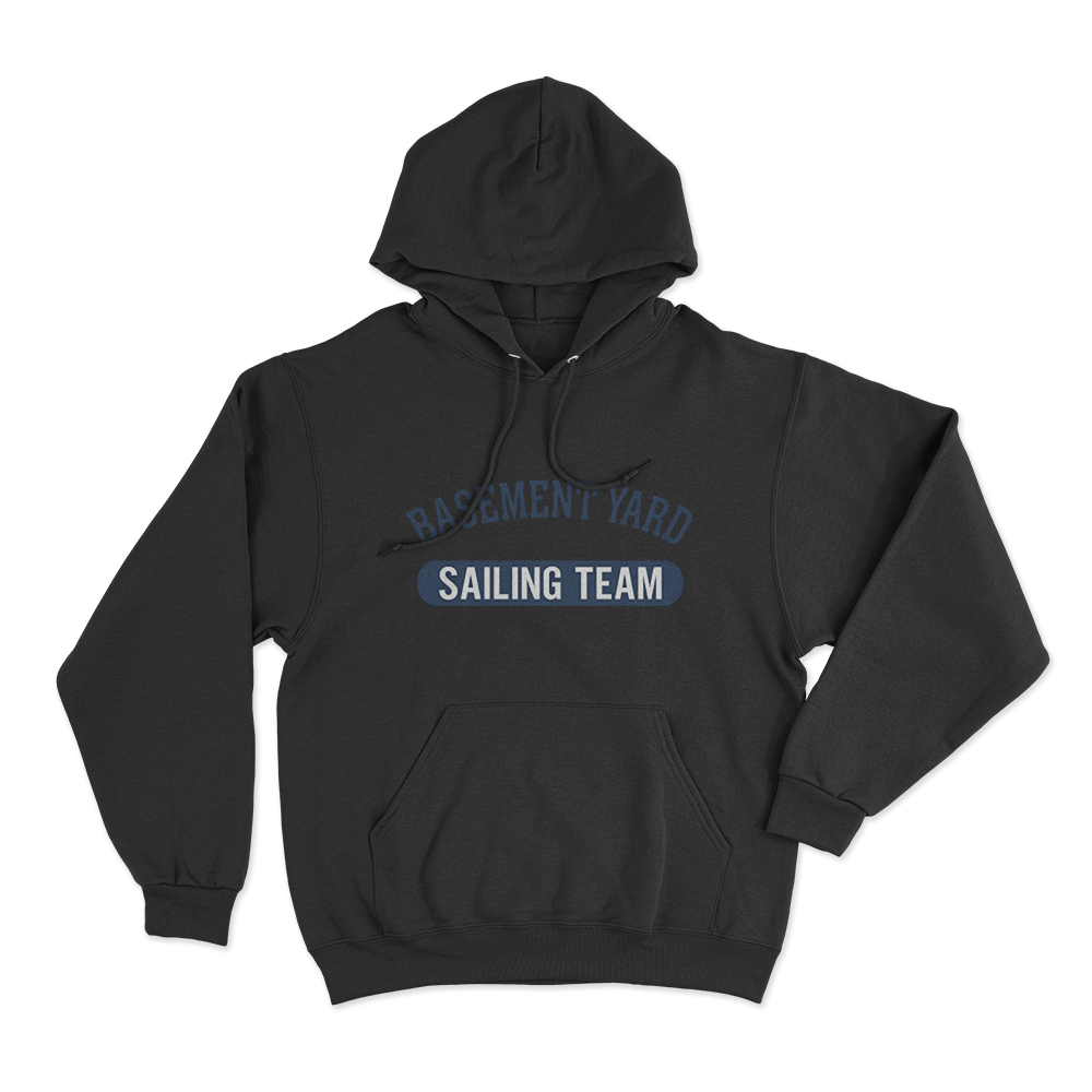 Basement Yard Sailing Team Unisex Hoodie Black Basement Yard Sailing Team Unisex Hoodie Black