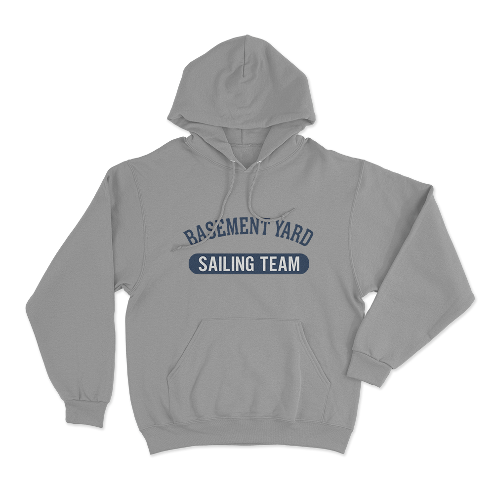 Basement Yard Sailing Team Unisex Hoodie Grey Basement Yard Sailing Team Unisex Hoodie Grey