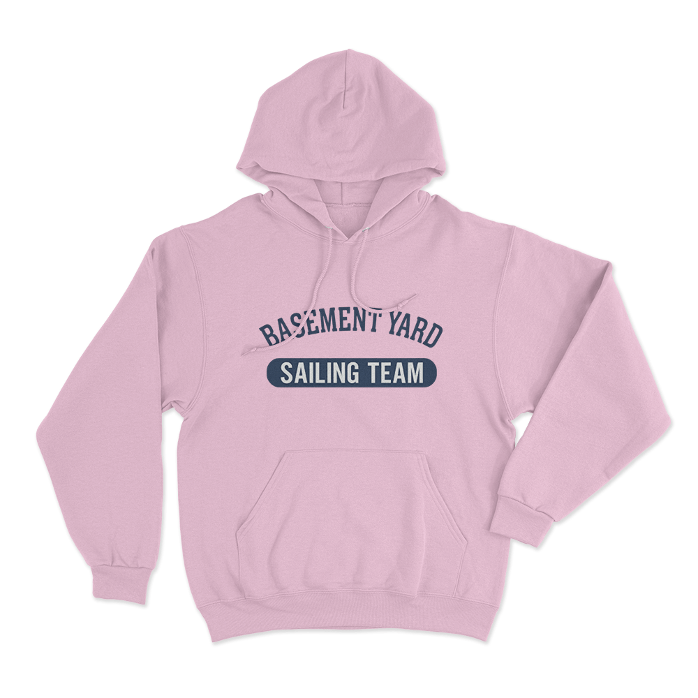 Basement Yard Sailing Team Unisex Hoodie Pink Basement Yard Sailing Team Unisex Hoodie Pink