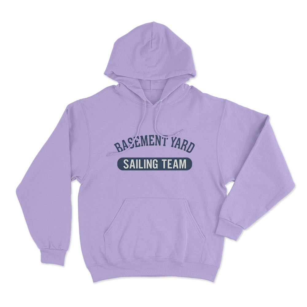 Basement Yard Sailing Team Unisex Hoodie Purple Basement Yard Sailing Team Unisex Hoodie Purple