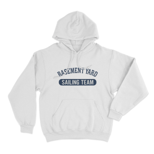 Basement Yard Sailing Team Unisex Hoodie White