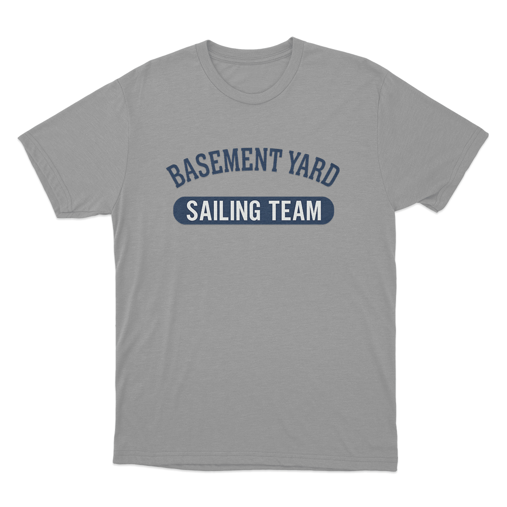 Basement Yard Sailing Team Unisex T Shirt Grey Basement Yard Sailing Team Unisex T Shirt Grey