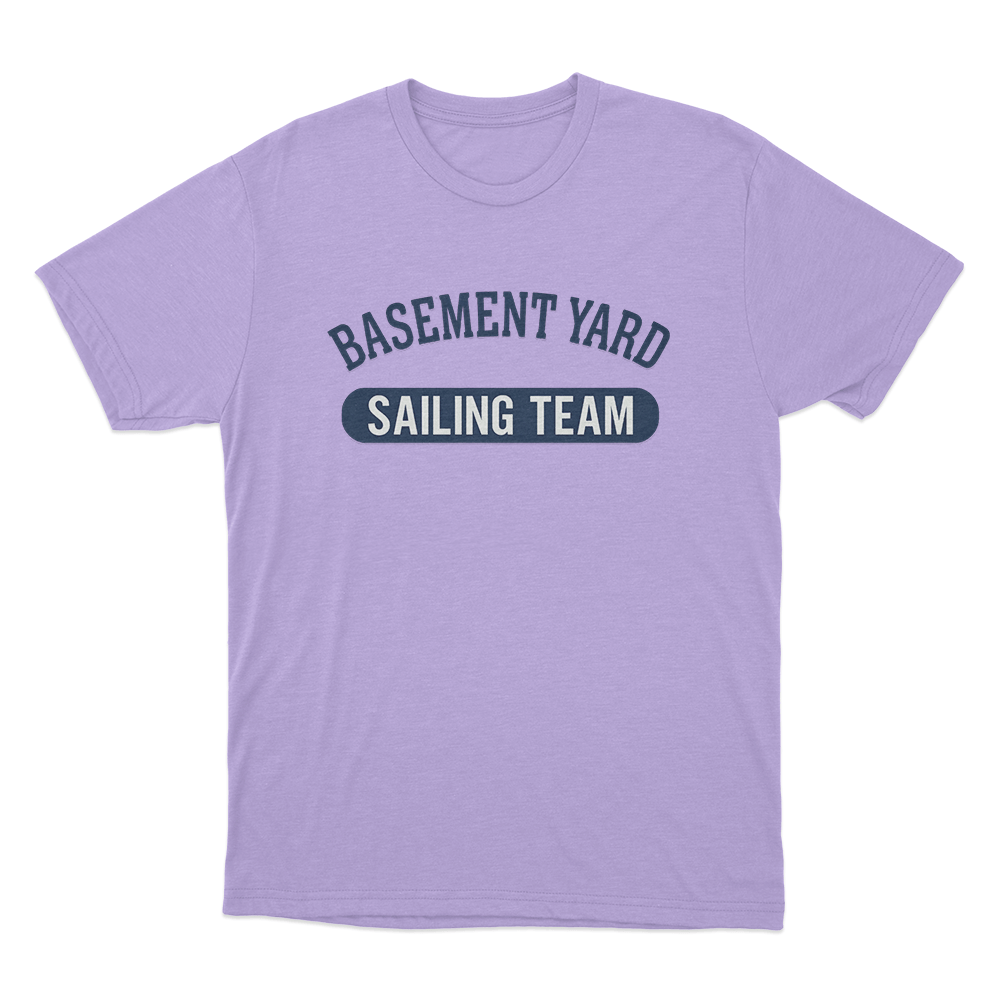Basement Yard Sailing Team Unisex T Shirt Purple Basement Yard Sailing Team Unisex T Shirt Purple