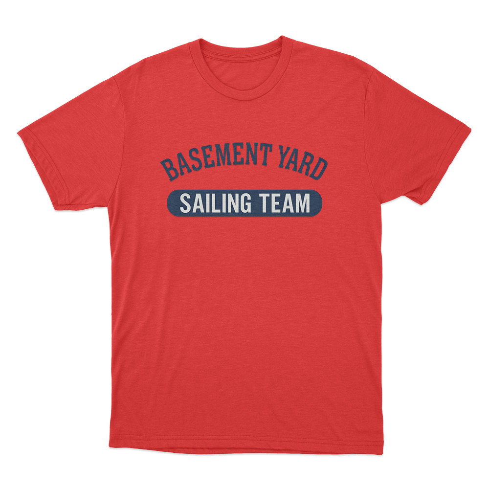 Basement Yard Sailing Team Unisex T Shirt Red Basement Yard Sailing Team Unisex T Shirt Red