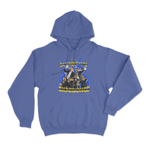 TBY Flames Unisex Hoodie Blue