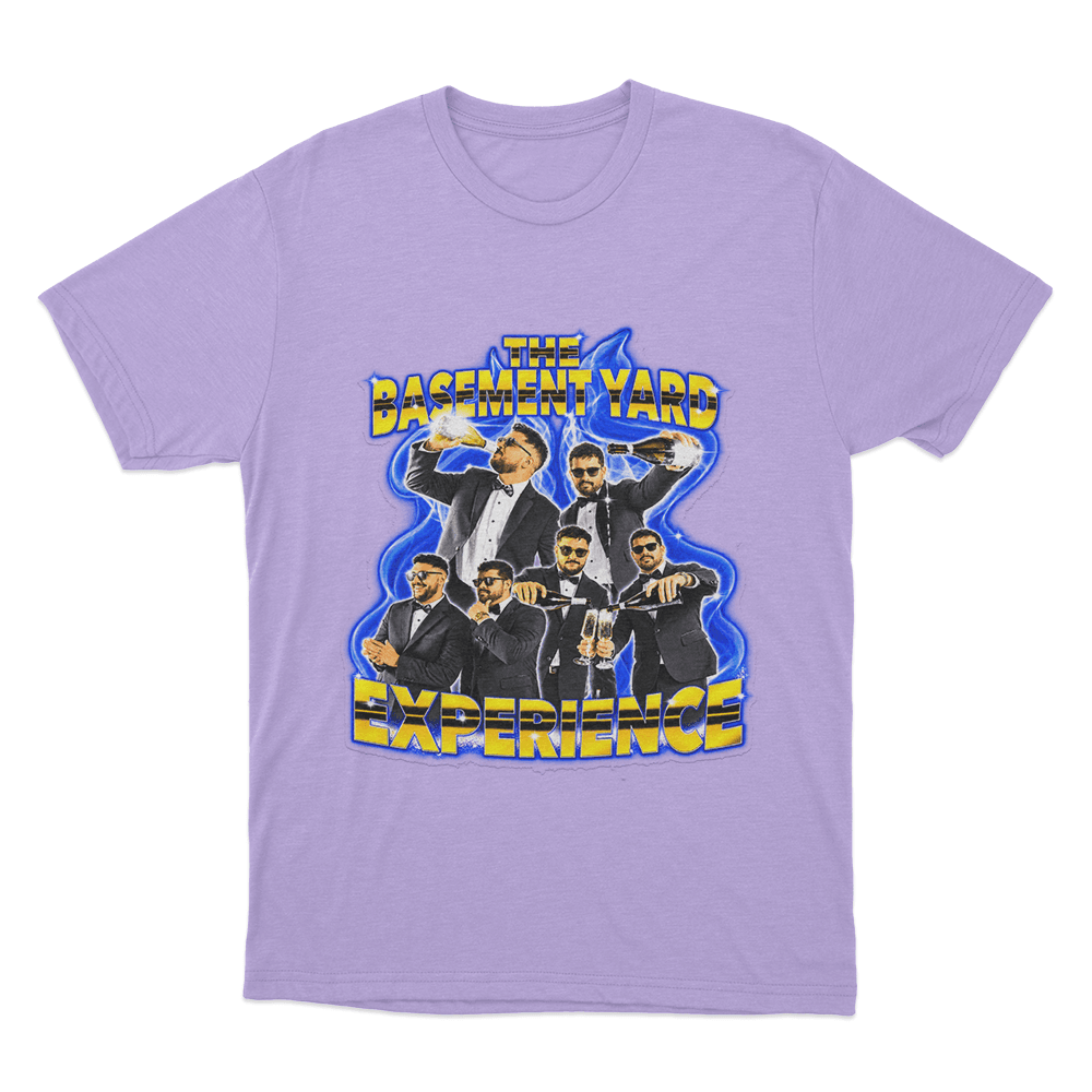 TBY Flames Unisex T Shirt Purple TBY Flames Unisex T Shirt Purple