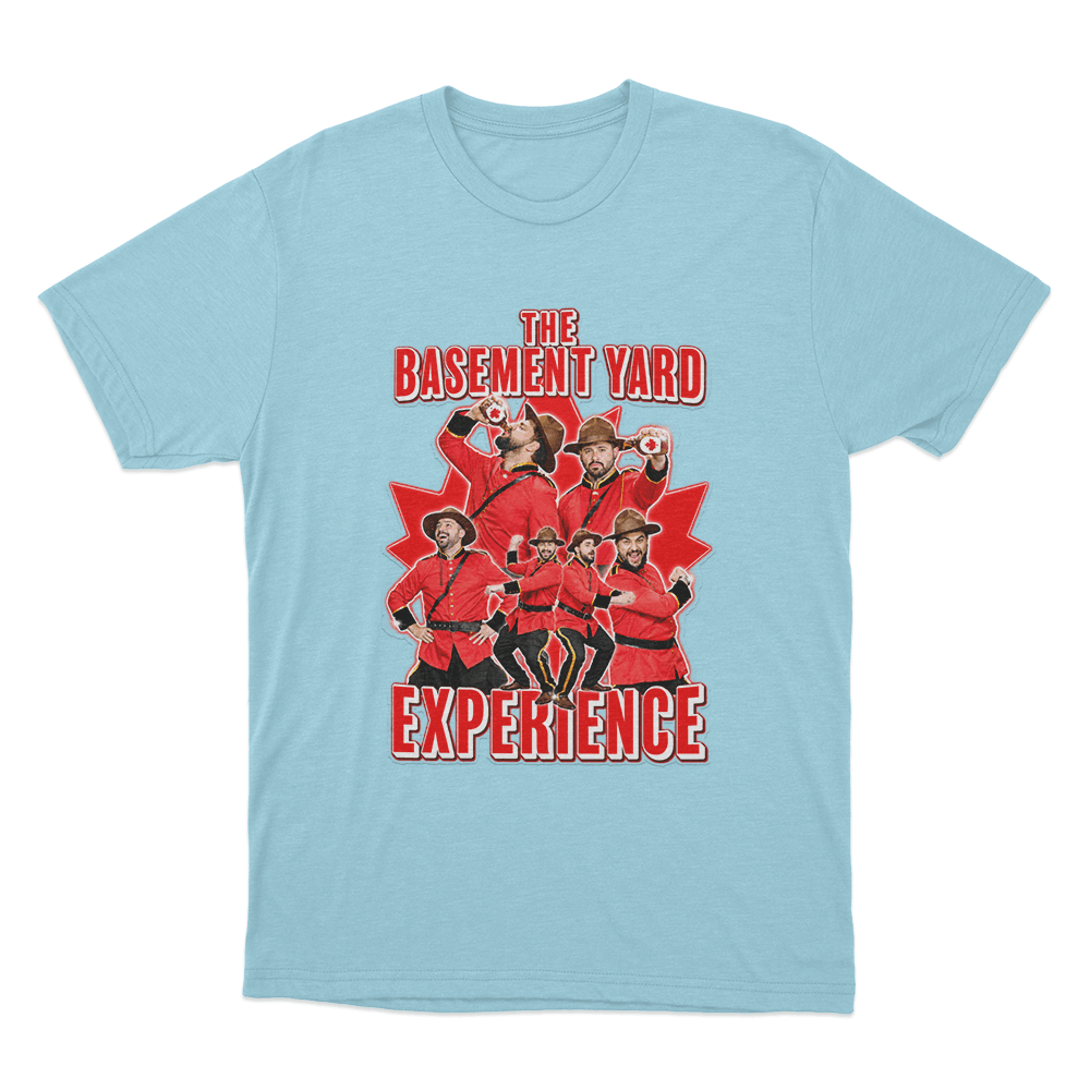 The Basement Yard Experience Unisex T Shirt Sky Blue The Basement Yard Experience Unisex T Shirt Sky Blue