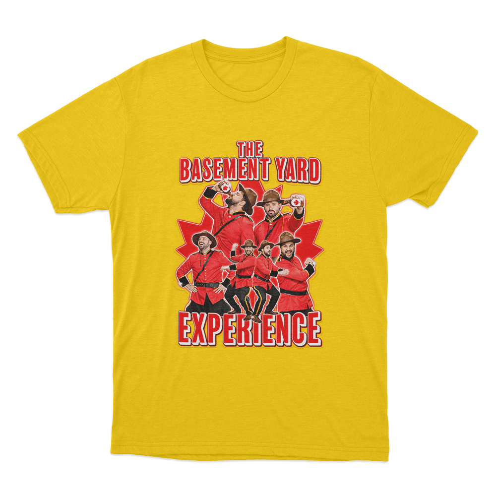 The Basement Yard Experience Unisex T Shirt Yellow The Basement Yard Experience Unisex T Shirt Yellow