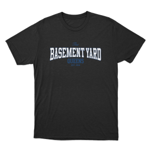 The Basement Yard Queens Est. 2015 Unisex T Shirt Black